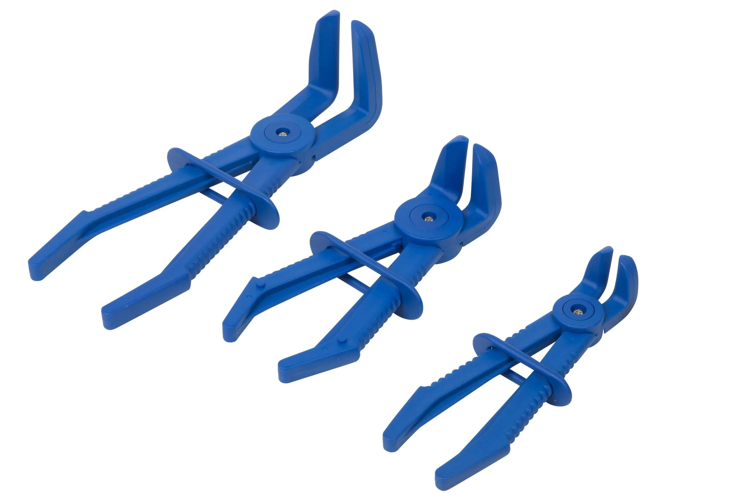 BLUE SPOT TOOLS 3 PCE OFFSET FLEXIBLE HOSE CLAMP PLIERS