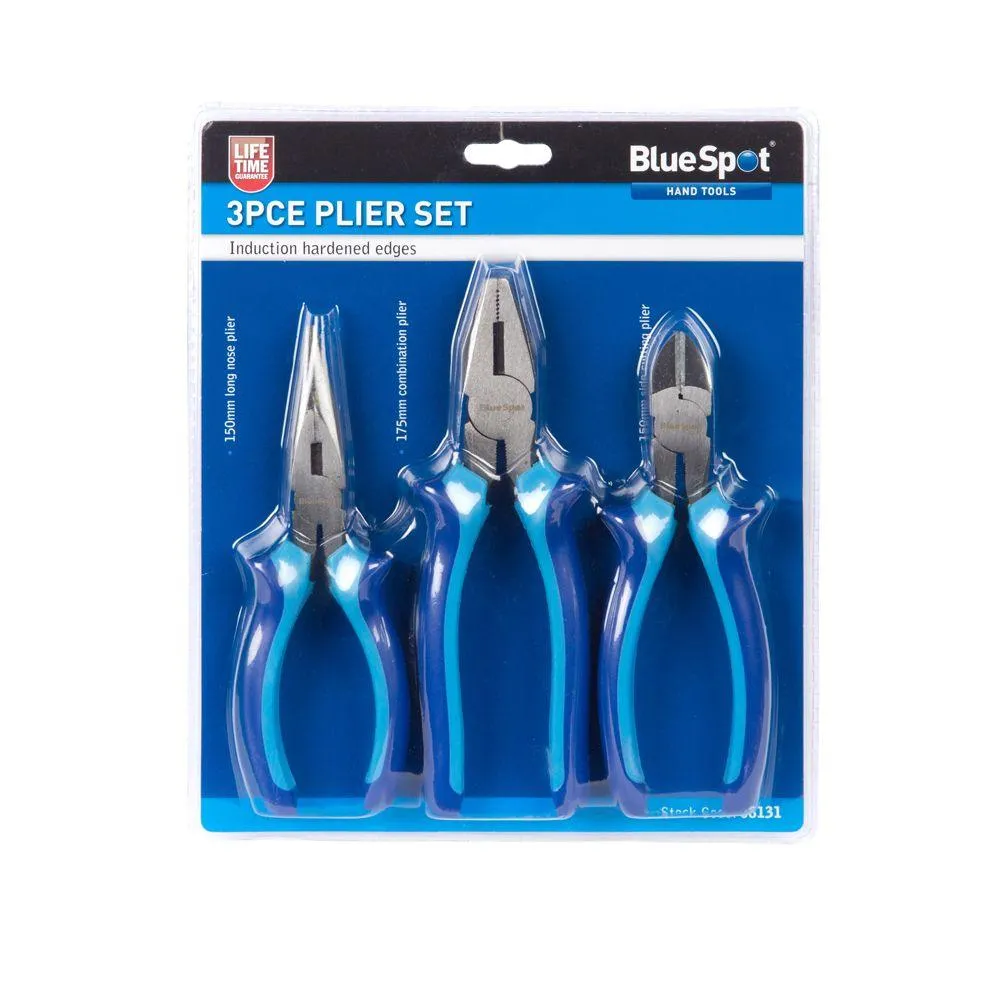 BLUE SPOT TOOLS 3 PCE PLIER SET