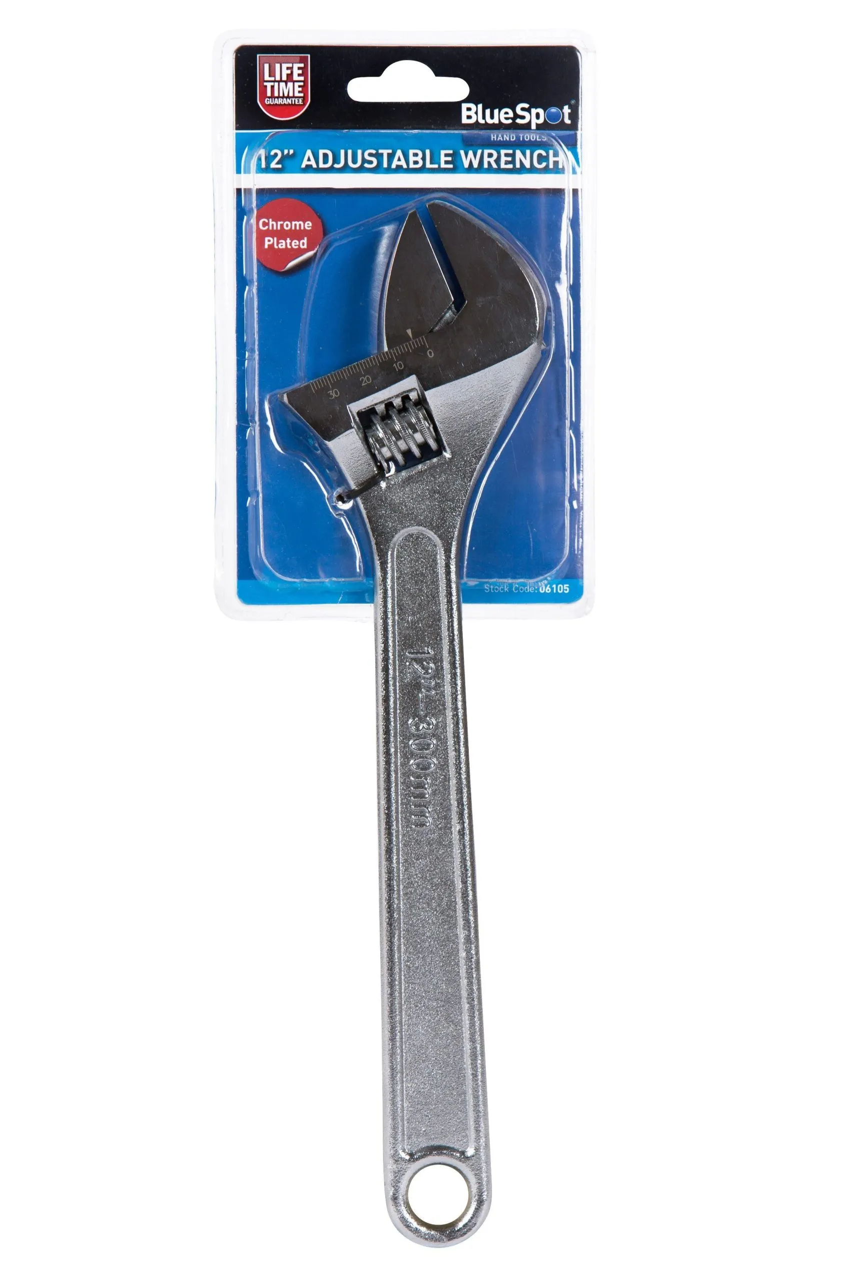 BLUE SPOT TOOLS 300MM (12") ADJUSTABLE WRENCH