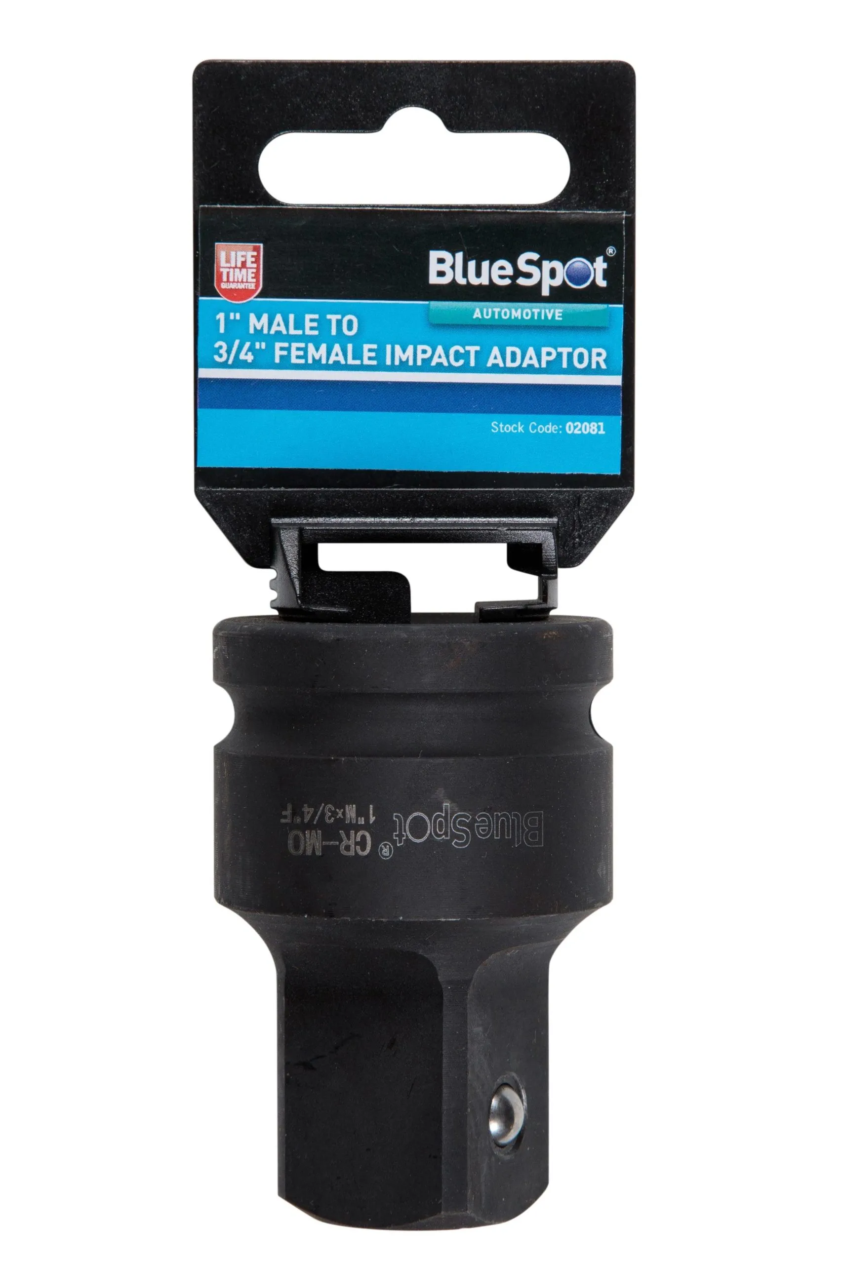 BLUE SPOT TOOLS 3/4" FEMALE TO 1" MALE IMPACT ADAPTOR