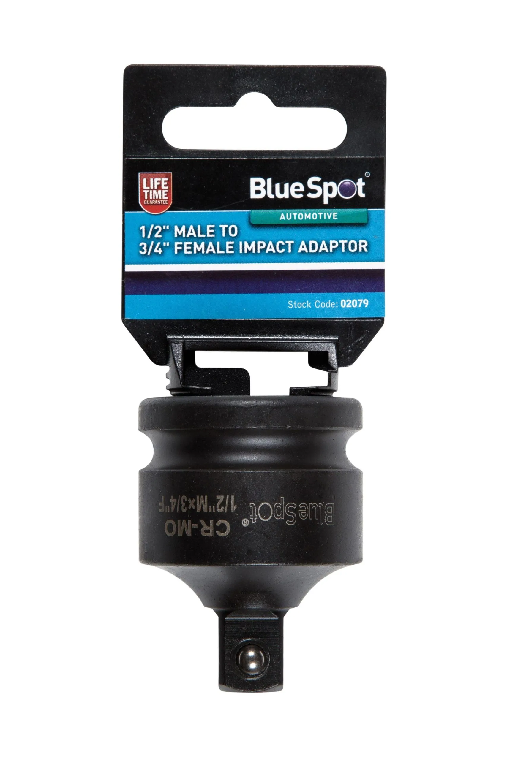 BLUE SPOT TOOLS 3/4" FEMALE TO 1/2" MALE IMPACT ADAPTOR