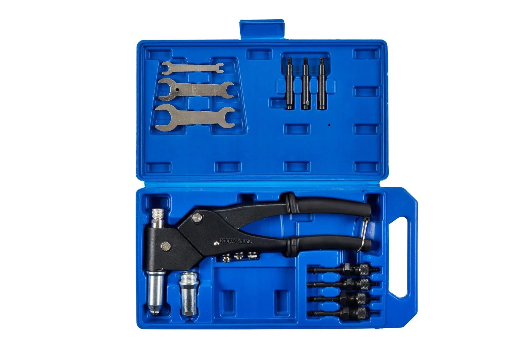 BLUE SPOT TOOLS 360° SWIVEL HEAD MULTI RIVETER (RIVET/NUT/THREADED RIVET STUDS)