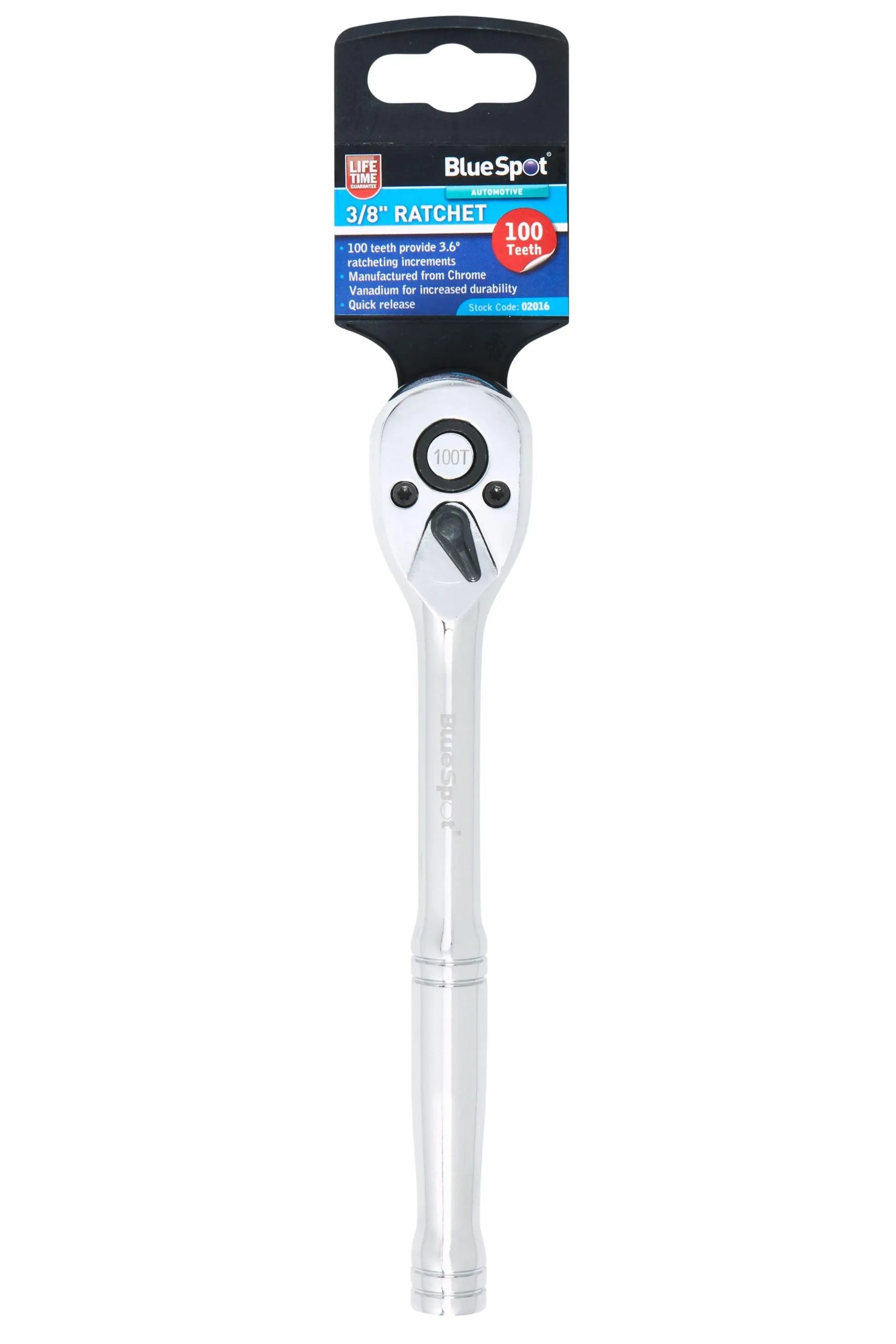 BLUE SPOT TOOLS 3/8" RATCHET (100 TEETH)