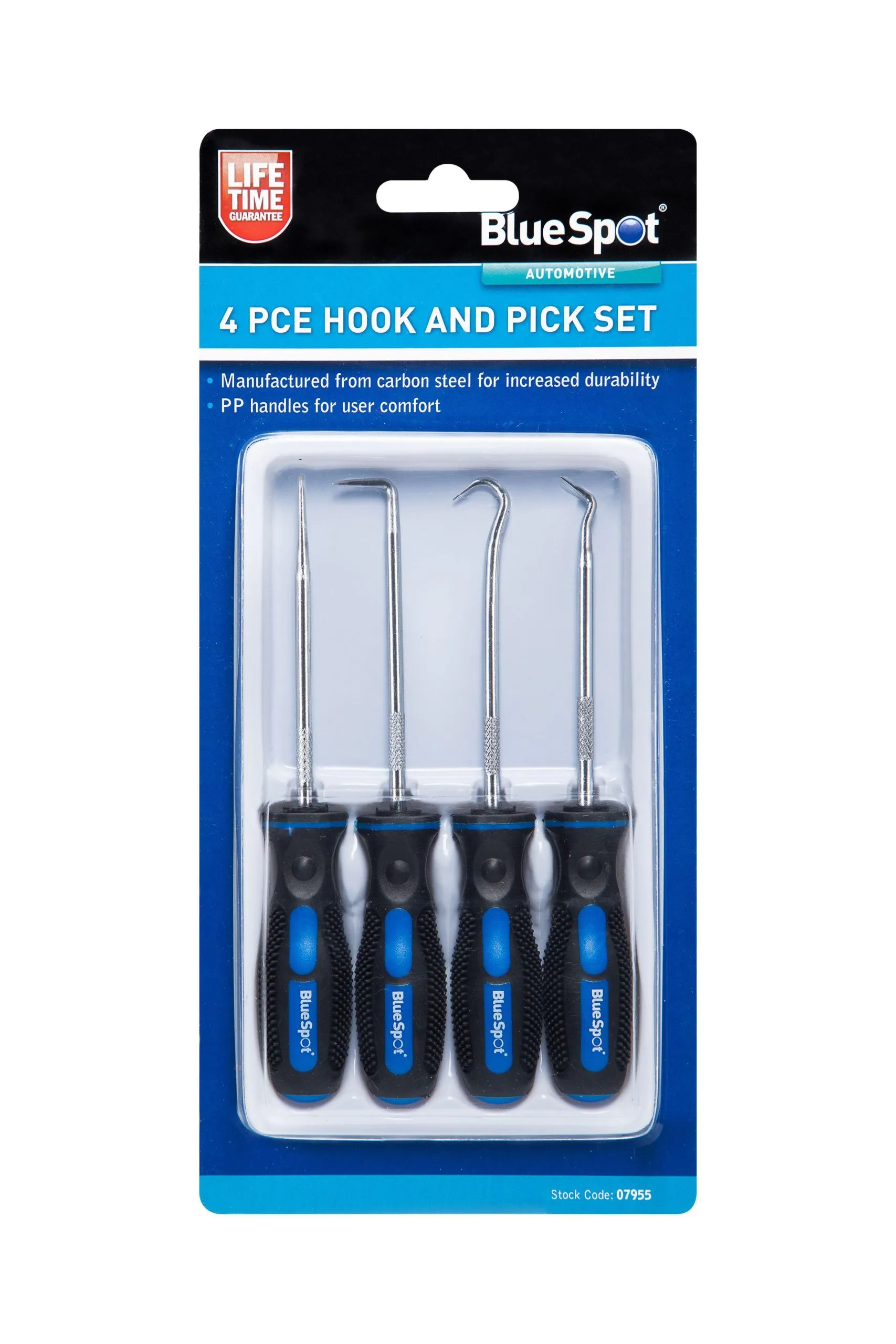 BLUE SPOT TOOLS 4 PCE HOOK AND PICK SET
