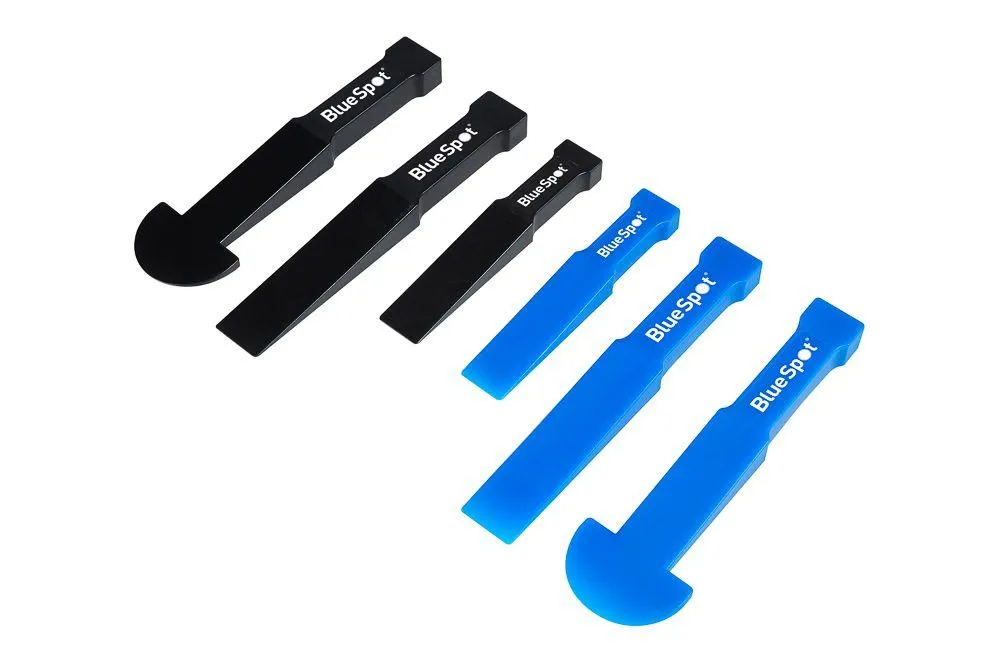 BLUE SPOT TOOLS 6 PCE NON MARRING TRIM AND PRY TOOL SET