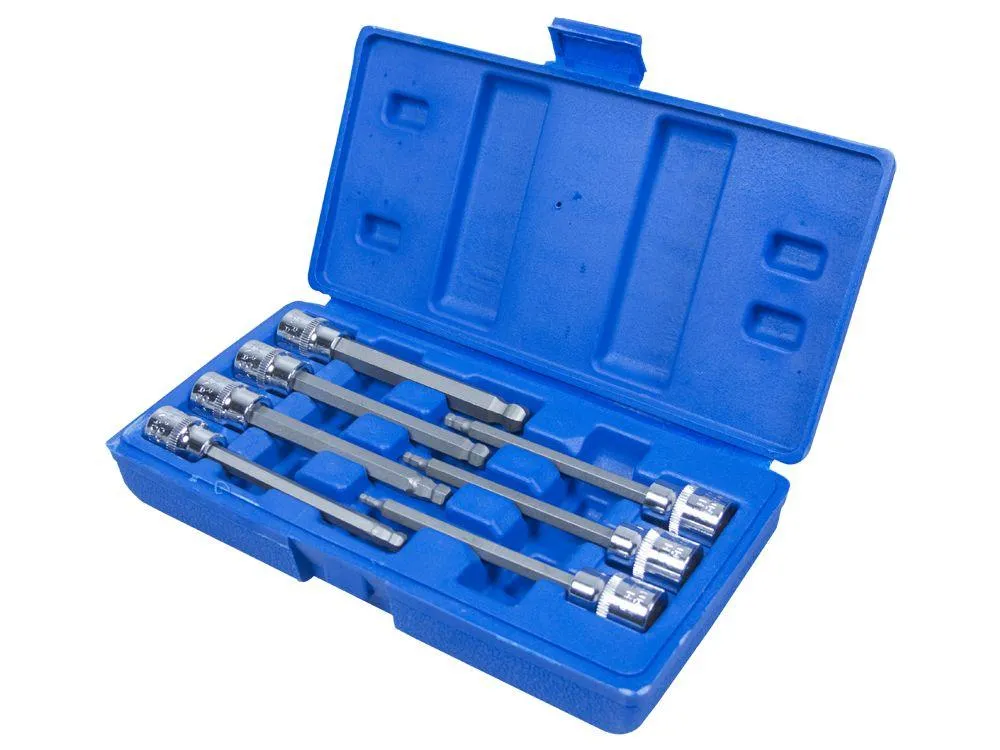 BLUE SPOT TOOLS 7 PCE 3/8" EXTRA LONG BALL ENDED HEX SOCKET BIT SET (H3-H10)
