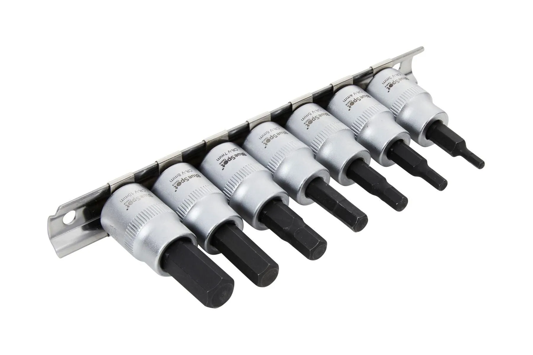 BLUE SPOT TOOLS 7PCE 3/8" HEX SOCKET BIT SET