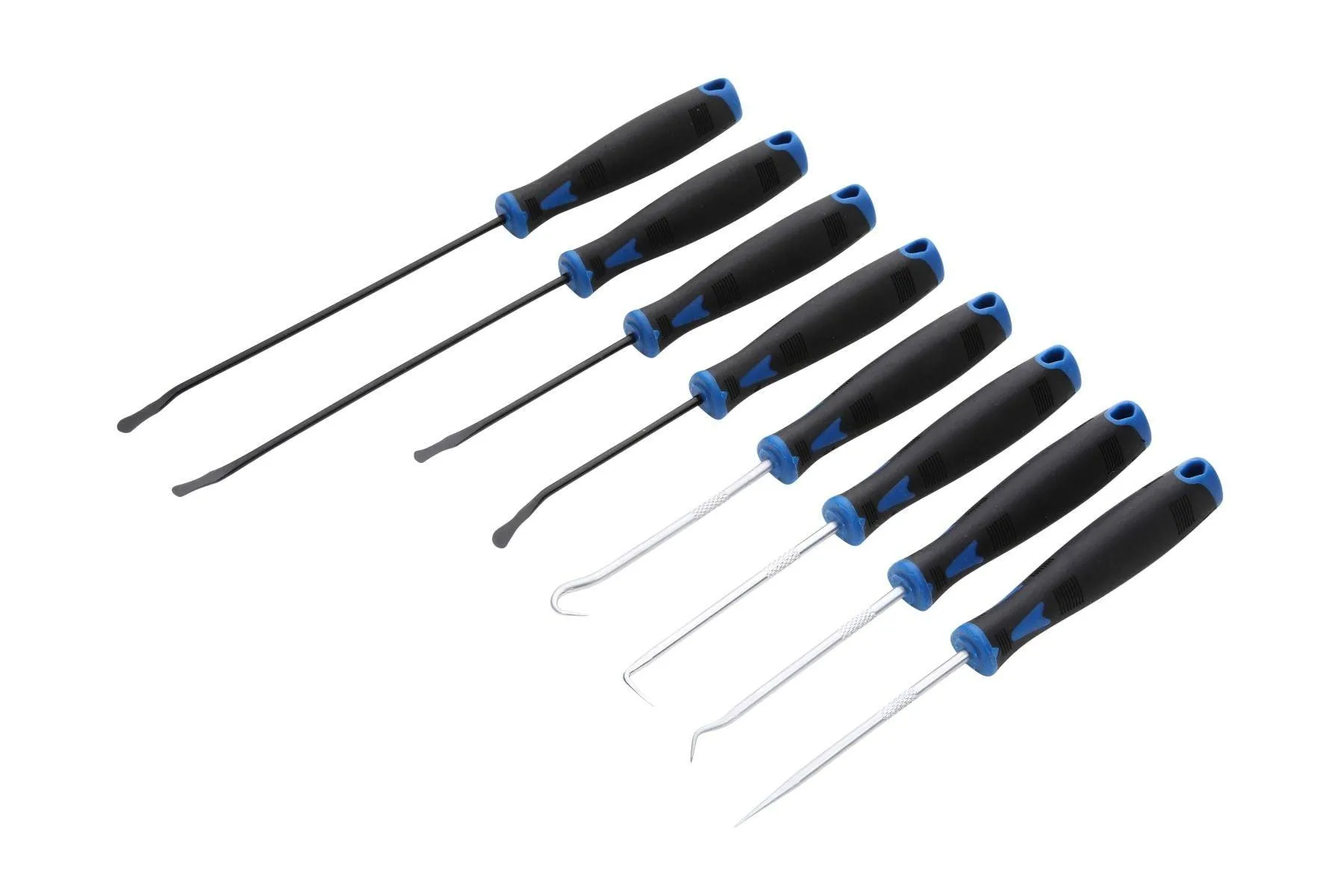 BLUE SPOT TOOLS 8 PCE STRAIGHT AND ROUND TIP PICK SET IN WALLET