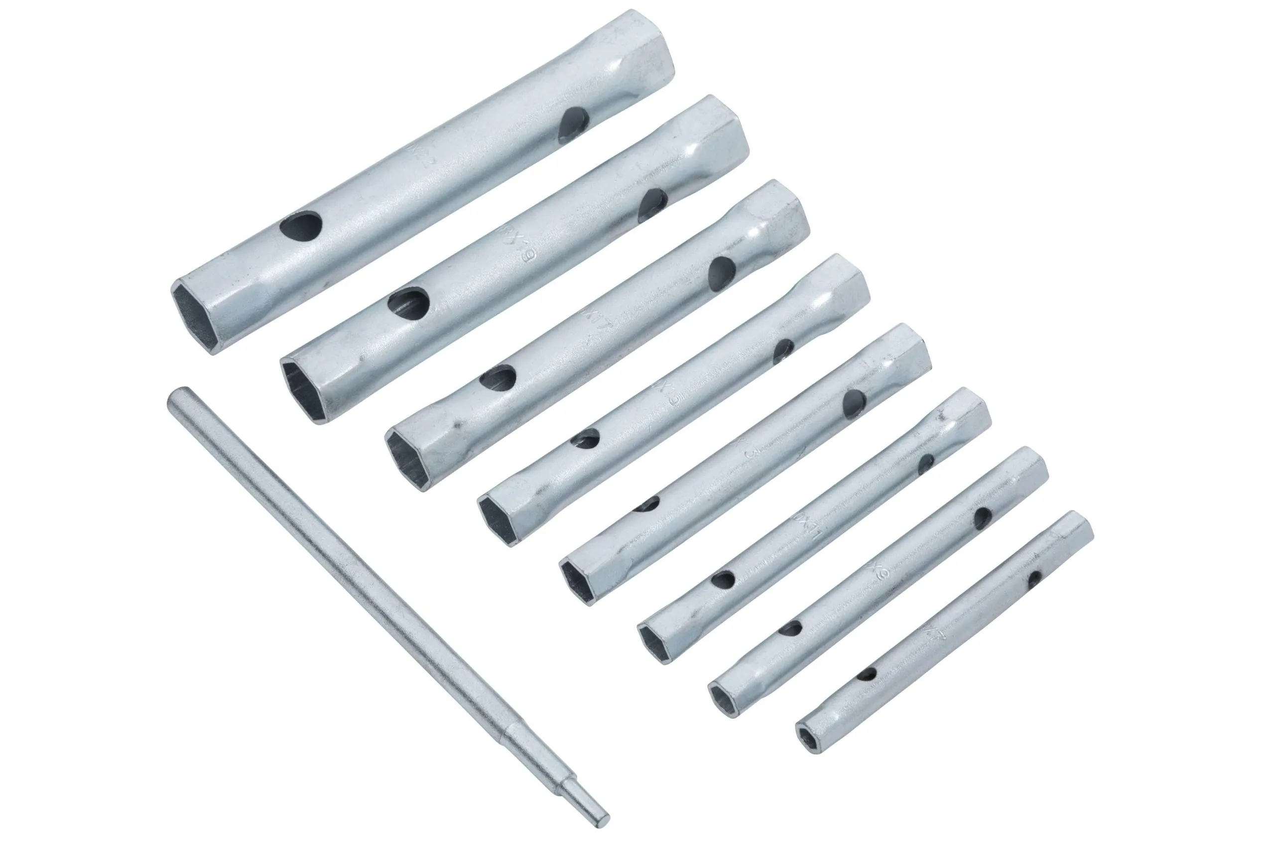 BLUE SPOT TOOLS 8 PCE TUBULAR SPANNER SET (6-22MM)