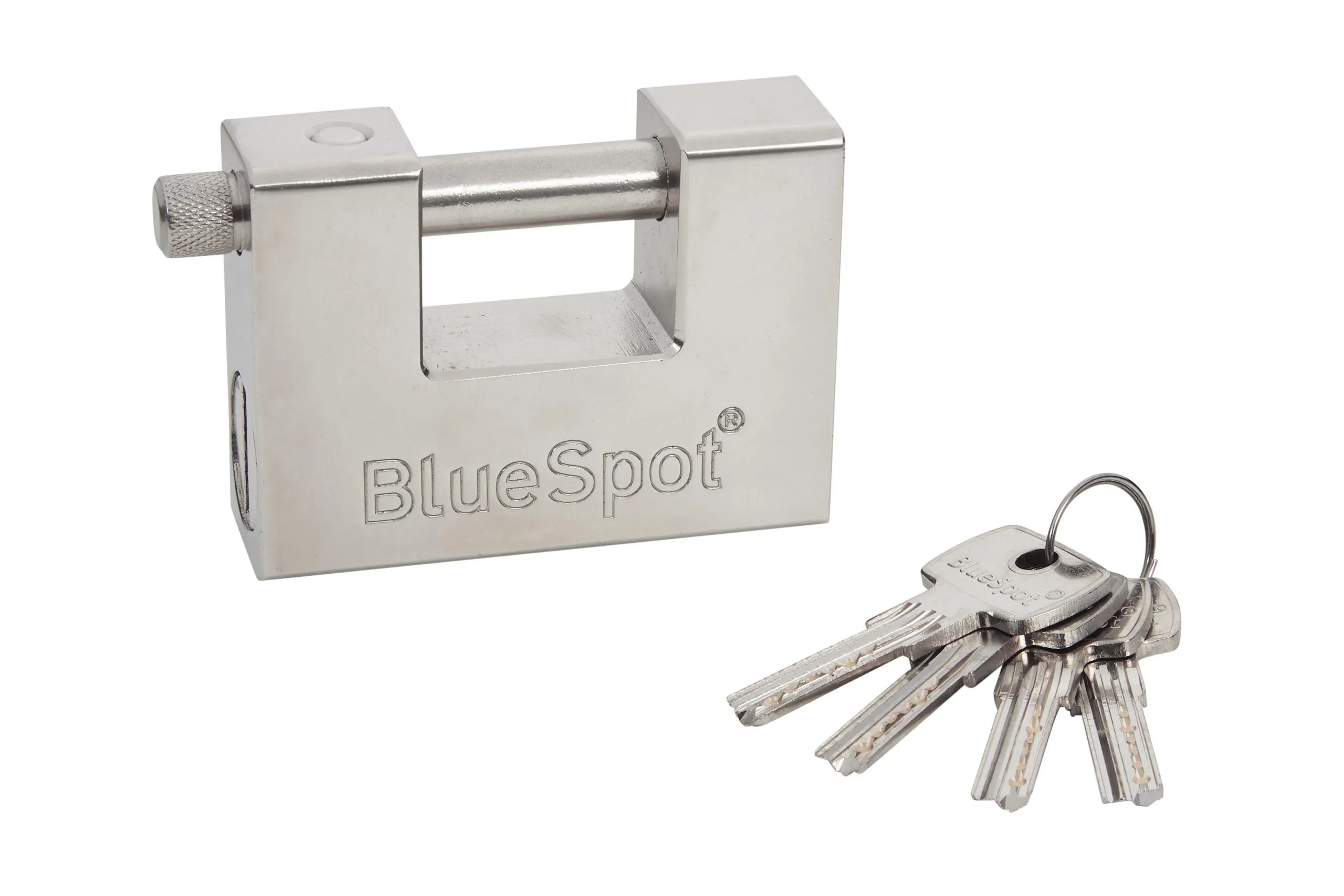 BLUE SPOT TOOLS 94MM SHUTTER "C" TYPE BLOCK PADLOCK