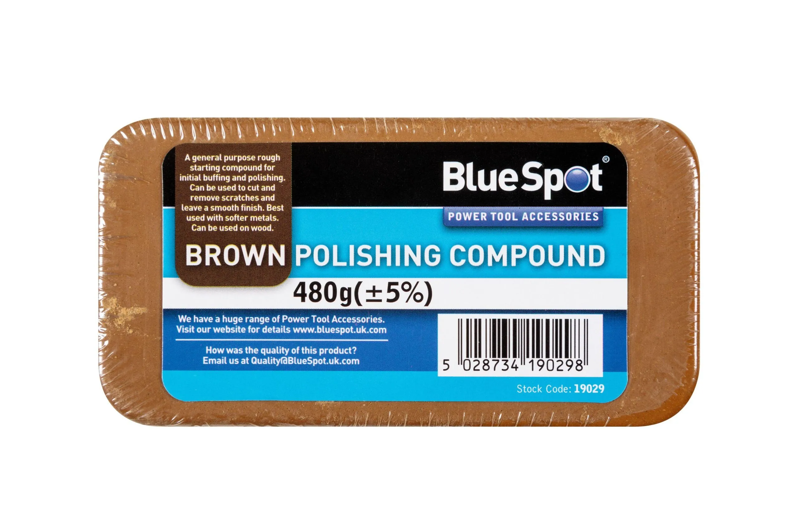 BLUE SPOT TOOLS BROWN POLISHING COMPOUND (500G)