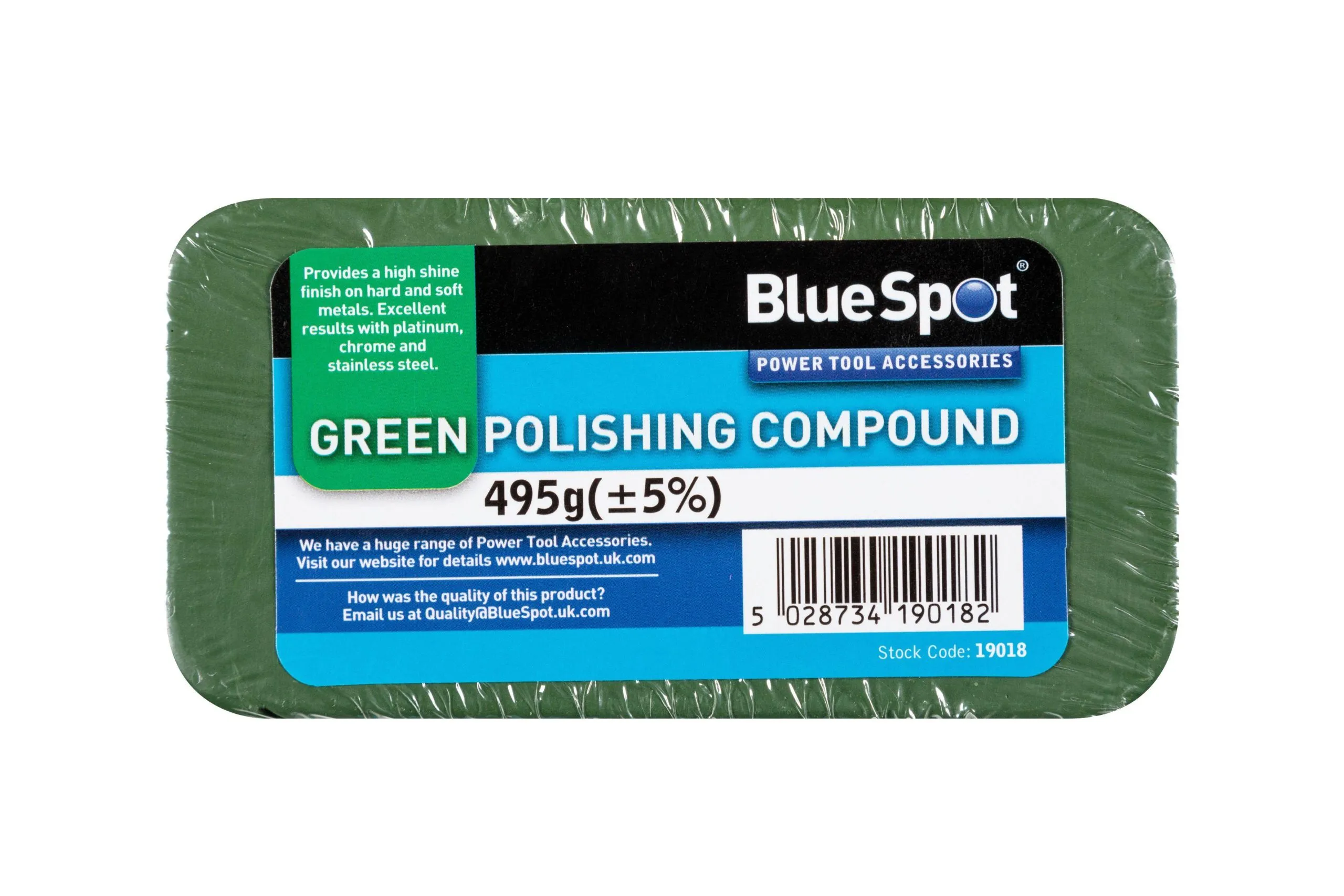 BLUE SPOT TOOLS GREEN POLISHING COMPOUND (500G)