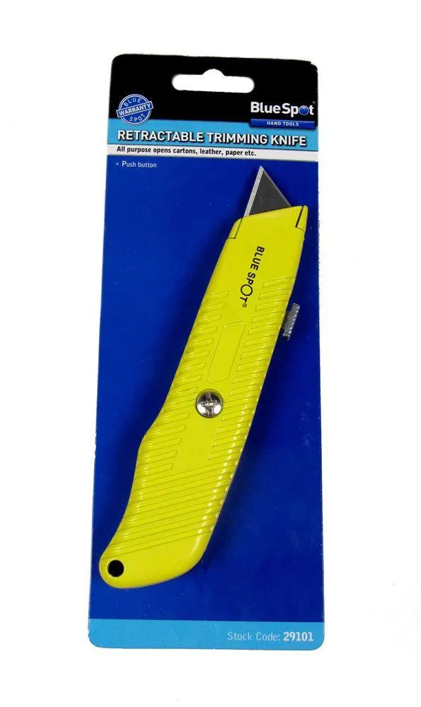 BLUE SPOT TOOLS RETRACTABLE TRIMMING KNIFE