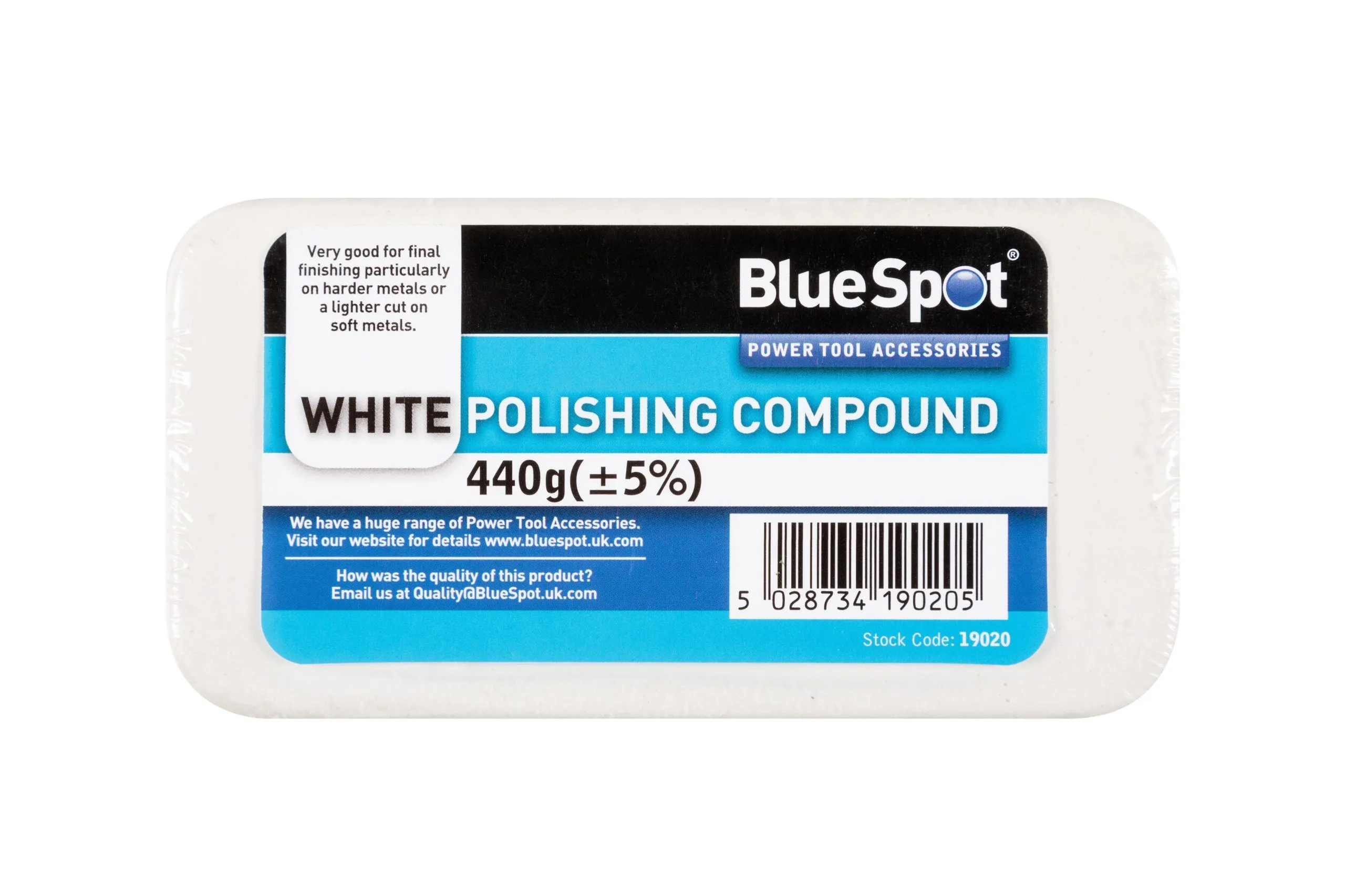BLUE SPOT TOOLS WHITE POLISHING COMPOUND (500G)