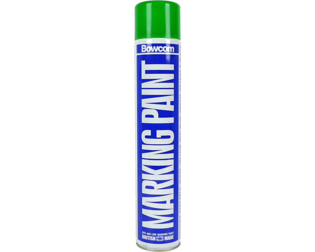 Bowcom Line Marking Paint - Green, 750ml can