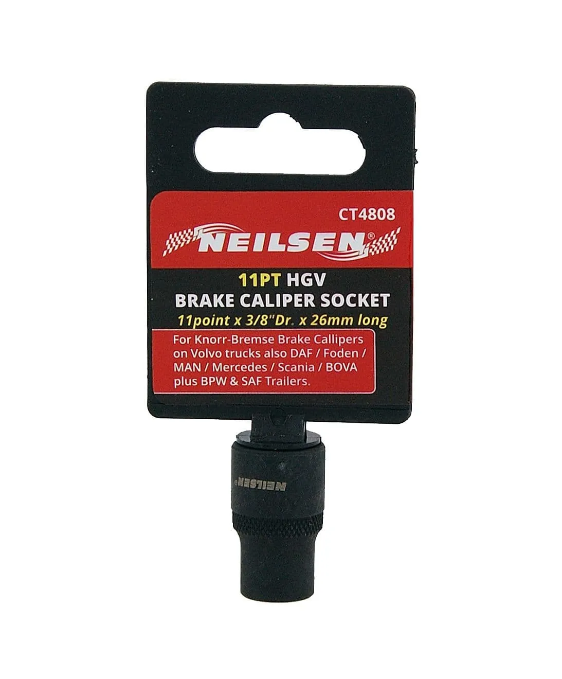 Brake Caliper Socket 3/8" Drive 11Pt - Hgv