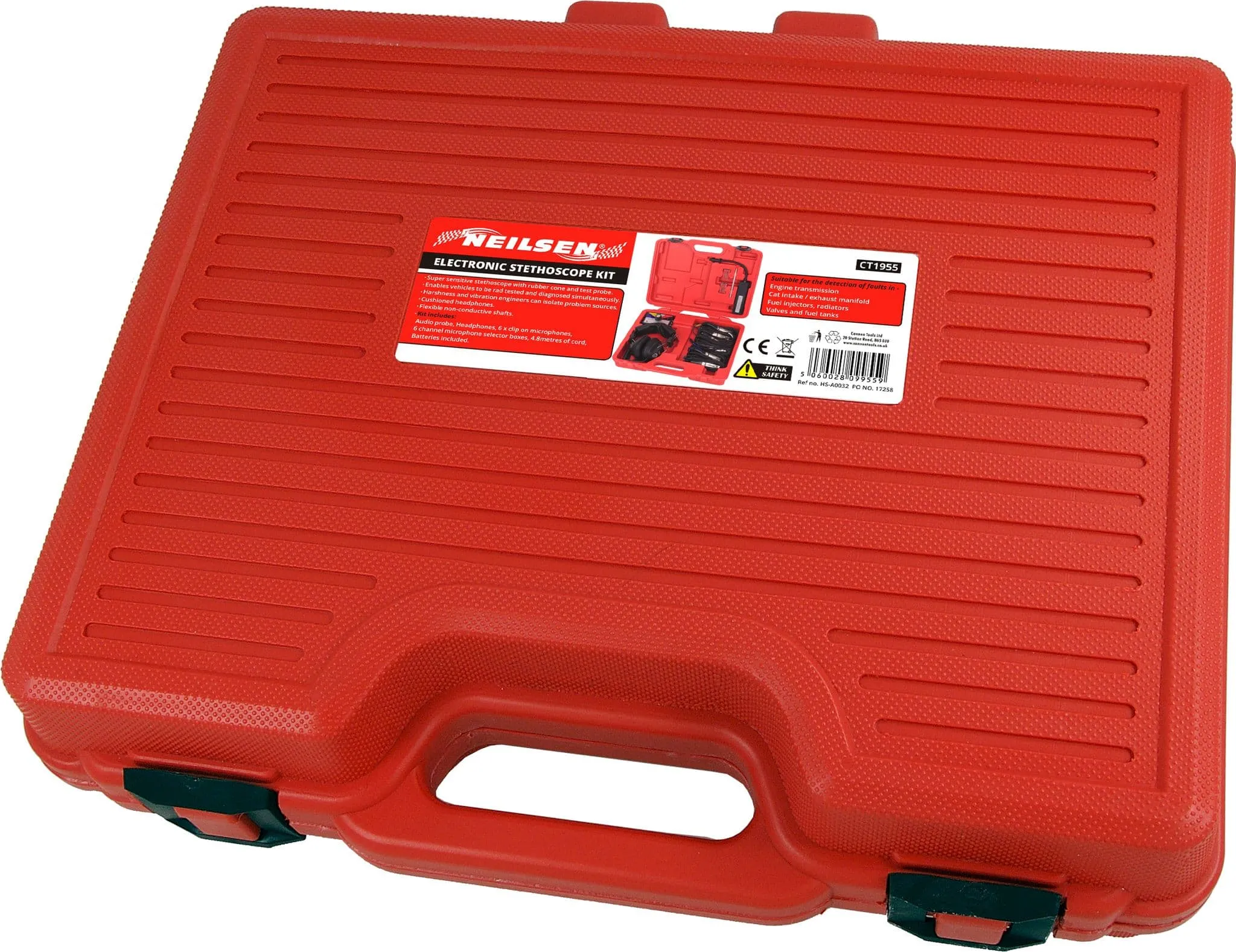 Car Electronic Stethoscope Kit Noise Diagnostic Tool