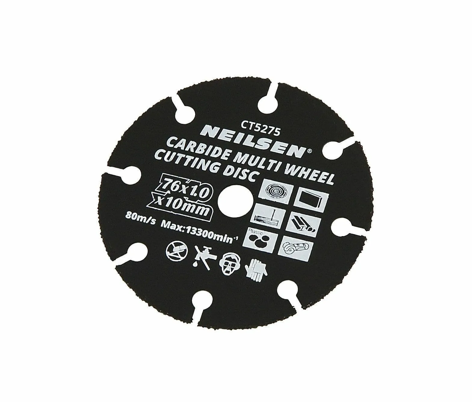 Carbide Multi Wheel Cutting Grinding Blade 76 X 1.0 X 10mm Multi Grinder Disc