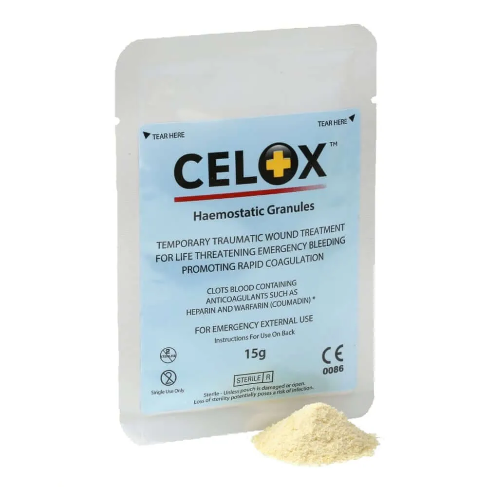 Celox Haemostatic Granules 15gm - Rapid and Effective Wound Treatment