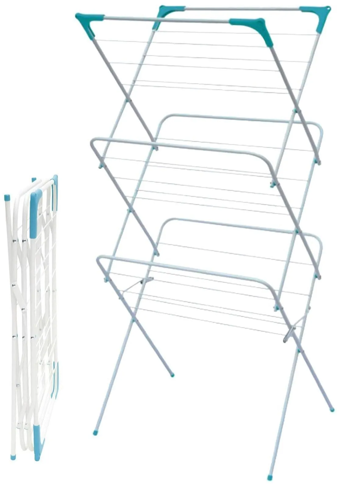 Clothes Airier 3 Tier Laundry Dryer Concertina Indoor Outdoor Patio Horse Towel