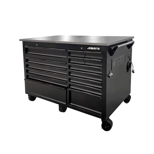 CT5534 - Stainless Steel Top Mobile Workbench 61 Inch (European Plugs)