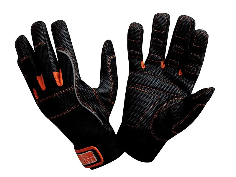 Bahco Power Tool Padded Palm Gloves - Size 10 (Large)