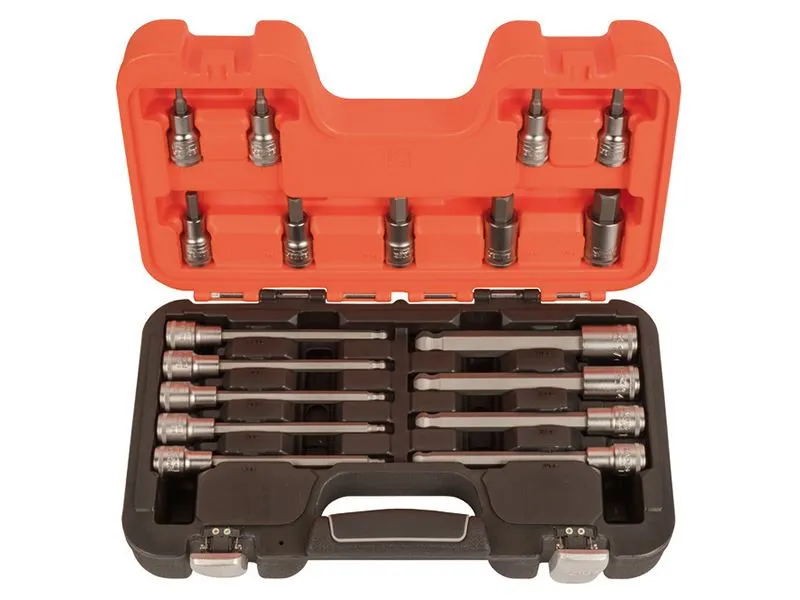 Bahco S18HEX 1/2in Drive Socket Set, 18-Piece