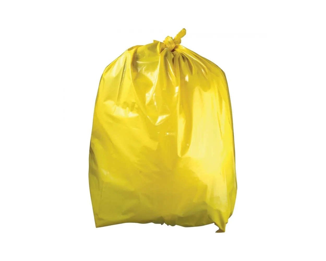 Yellow Dustbin Liner Bag, Heavy Duty, Box of 200