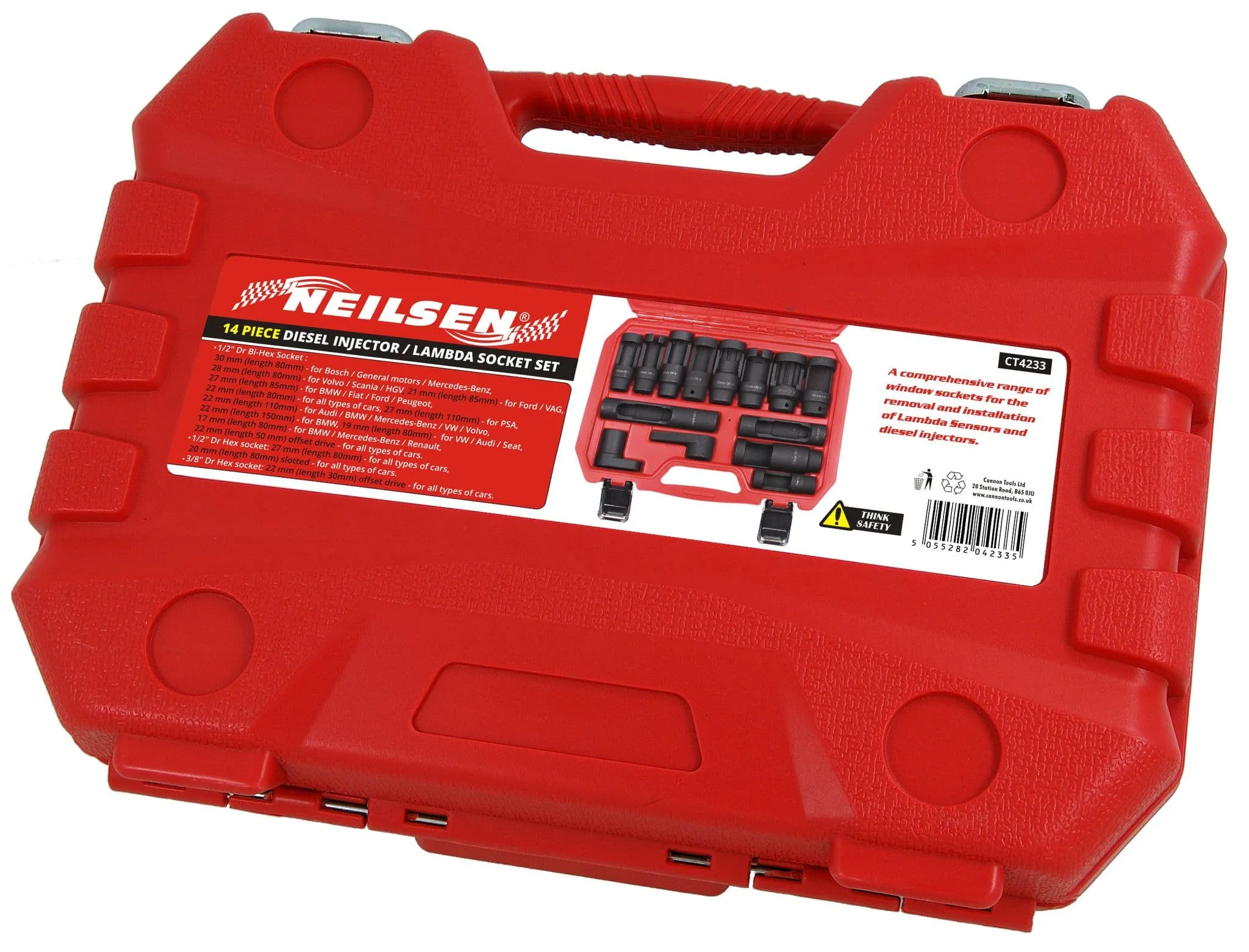 Diesel Injector/ Lambda Socket Set 14Pcs