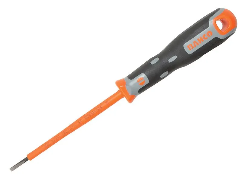 Bahco Tekno+ VDE Screwdriver, Slotted 3.0mm x 100mm