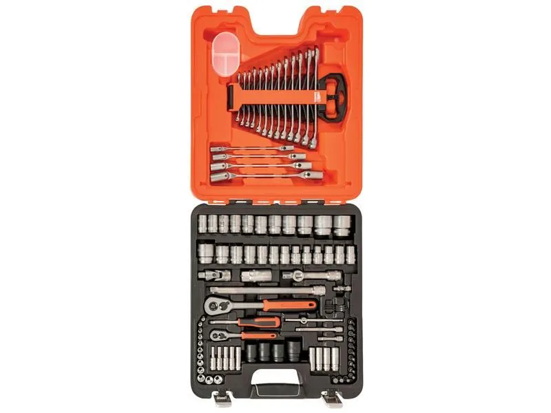 Bahco S87+7 Socket & Spanner Set, 94 Piece 1/4 & 1/2in Drive