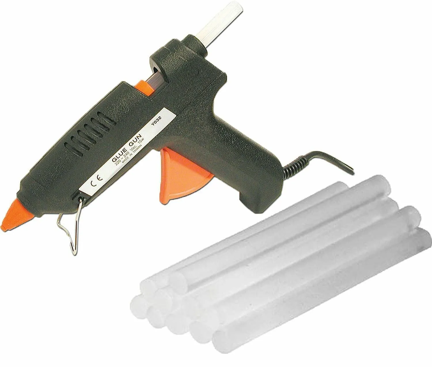 Electric Hot Melt Glue Gun Plus 27 Sticks 11mm X 100mm