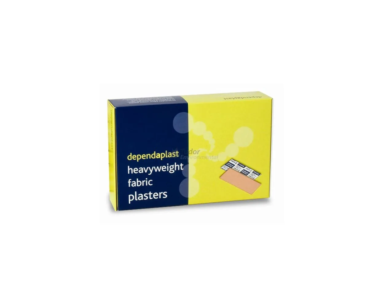 Plasters  - fabric, box of 100 assorted
