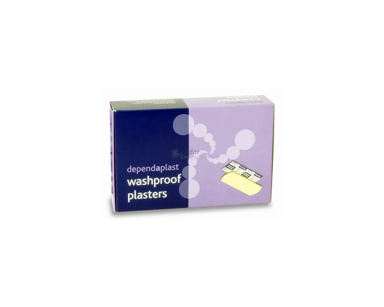 Plasters - waterproof, box of 100 assorted