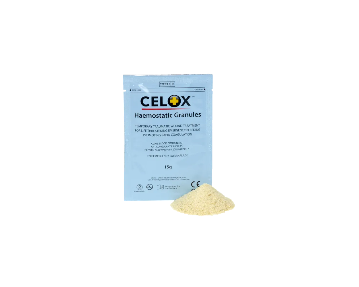 Celox Haemostatic Granules, 15g sachet