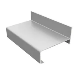 X-Wood, Fortex & Shiplap Aluminium Drip Trim 3 Mtr *