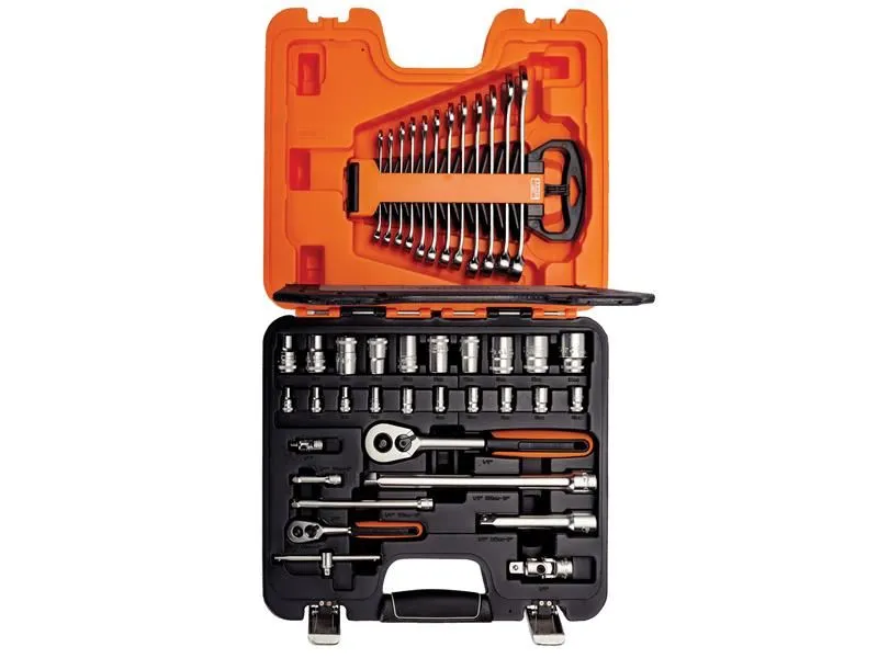 Bahco S410 1/4 & 1/2in Socket & Spanner Set, 41pc