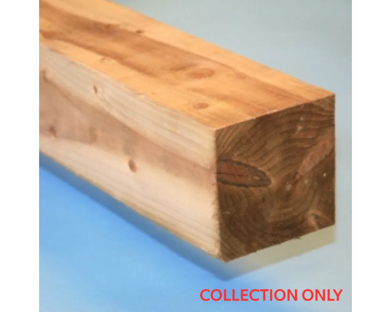 Tanalised Timber Rail, 4inch x 4inch x 3m (Collection Only)