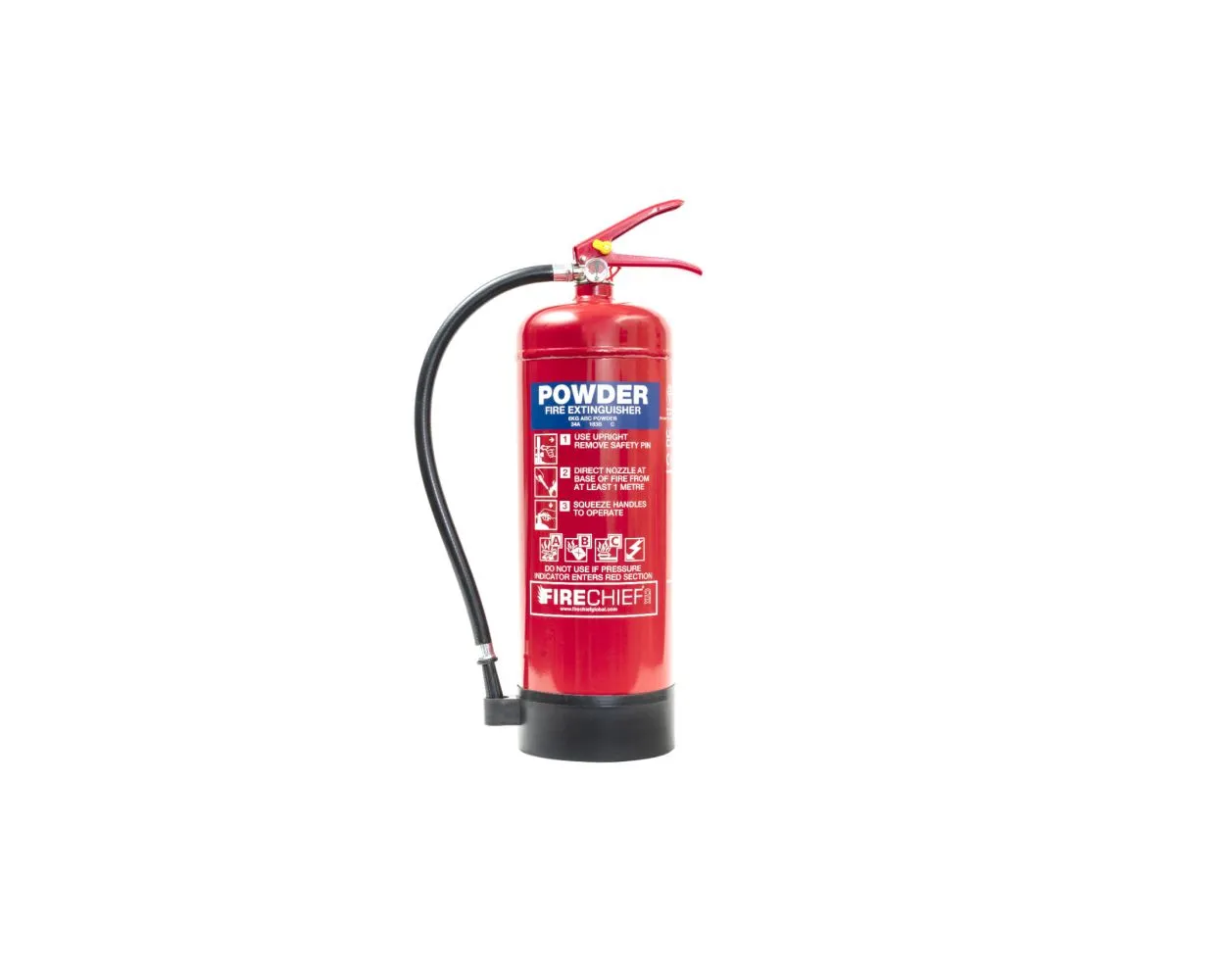 Fire Extinguisher - 6 kg ABC Dry Powder