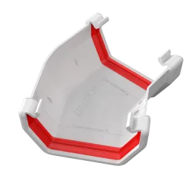 135 Angle White Square Freeflow