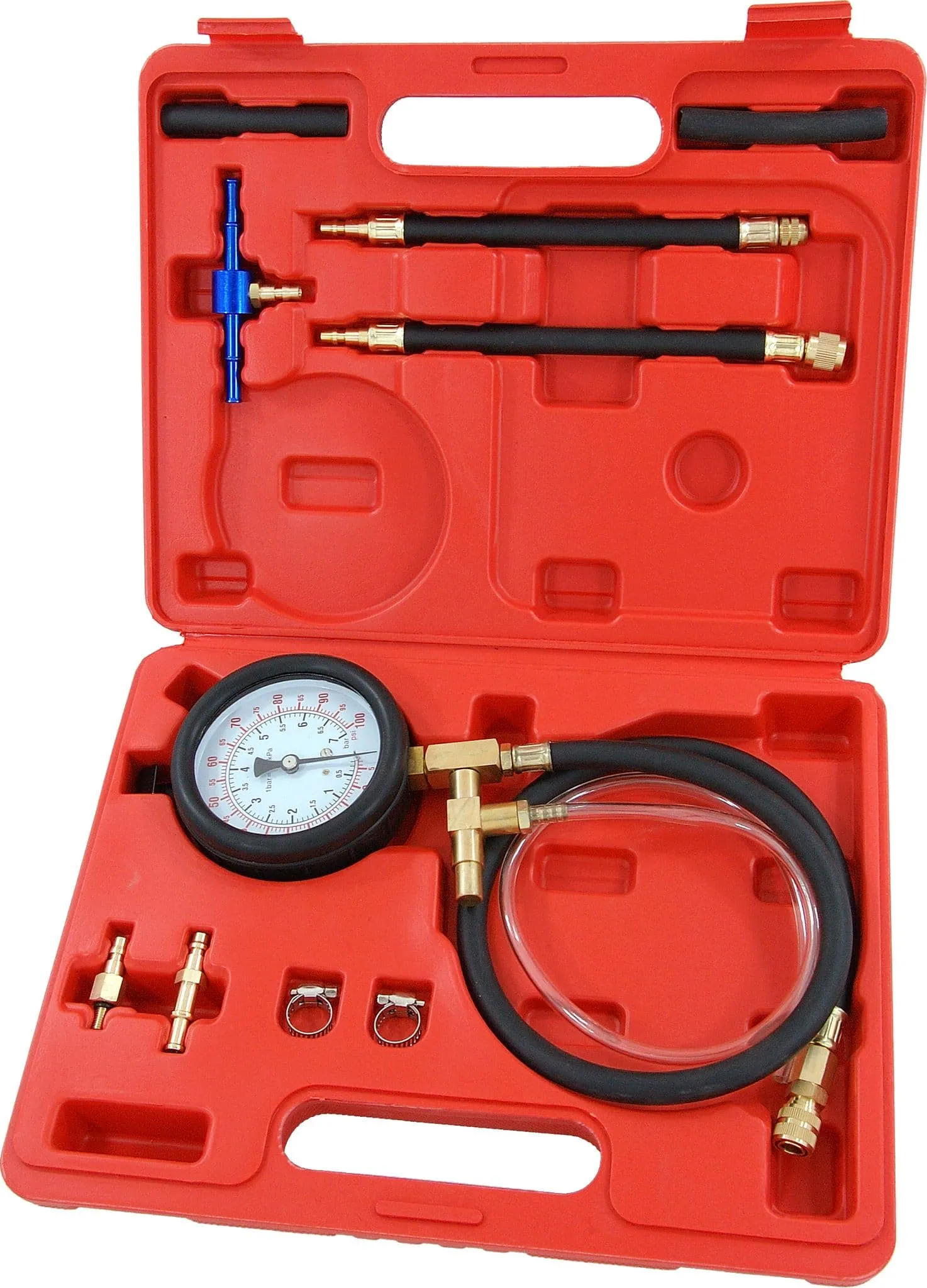 Fuel Pump Pressure Tester For Schrader Test Port Systems Petrol & Diesel