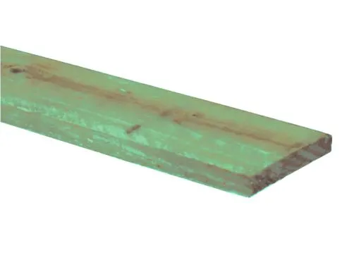 Wooden Gravel Boards 22 x 150 mm Timber 3.9m Green Pressure Treated