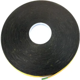 1 x 10mm Glazing Tape Black 50M