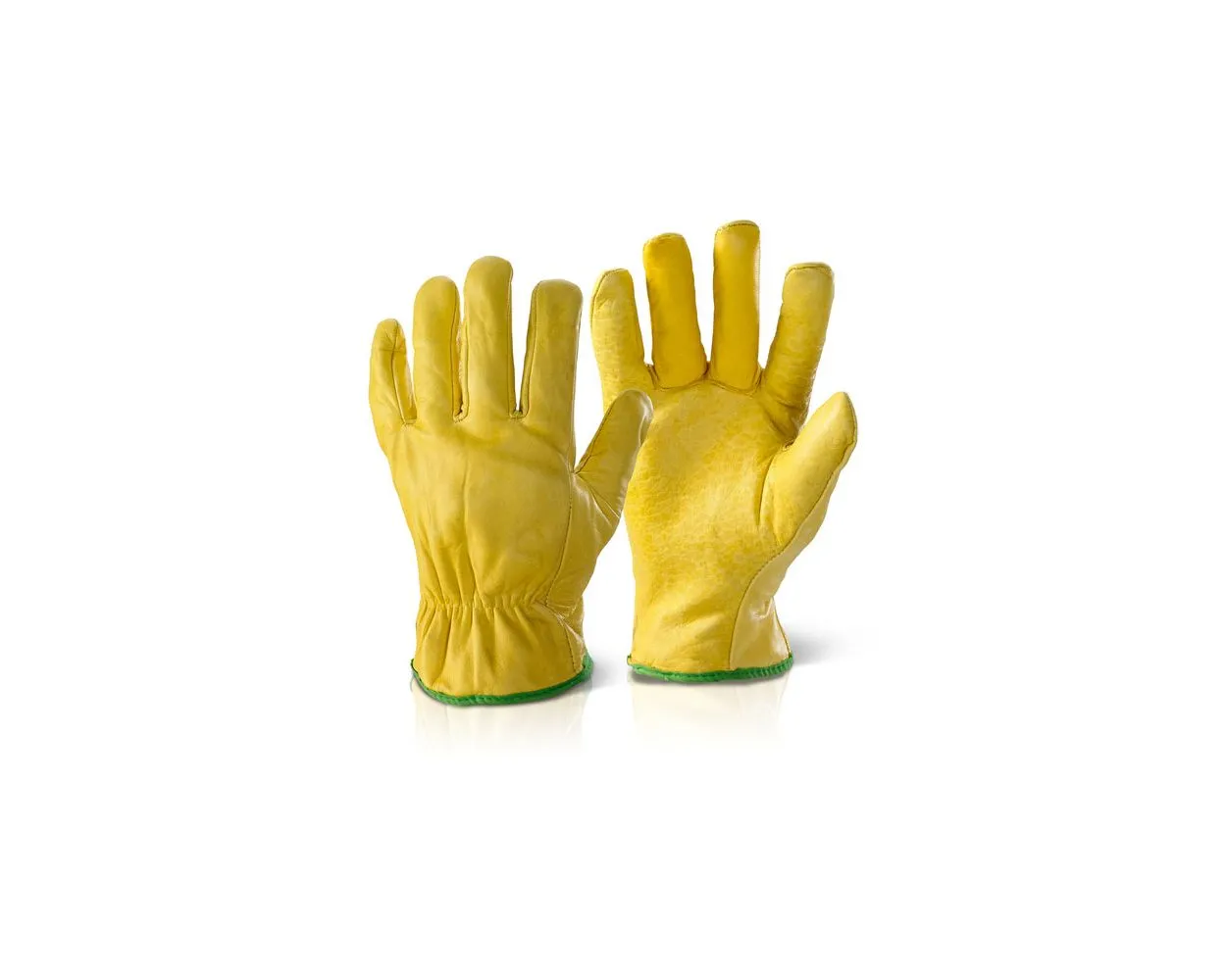 Lined Hide Drivers Gloves [gn]