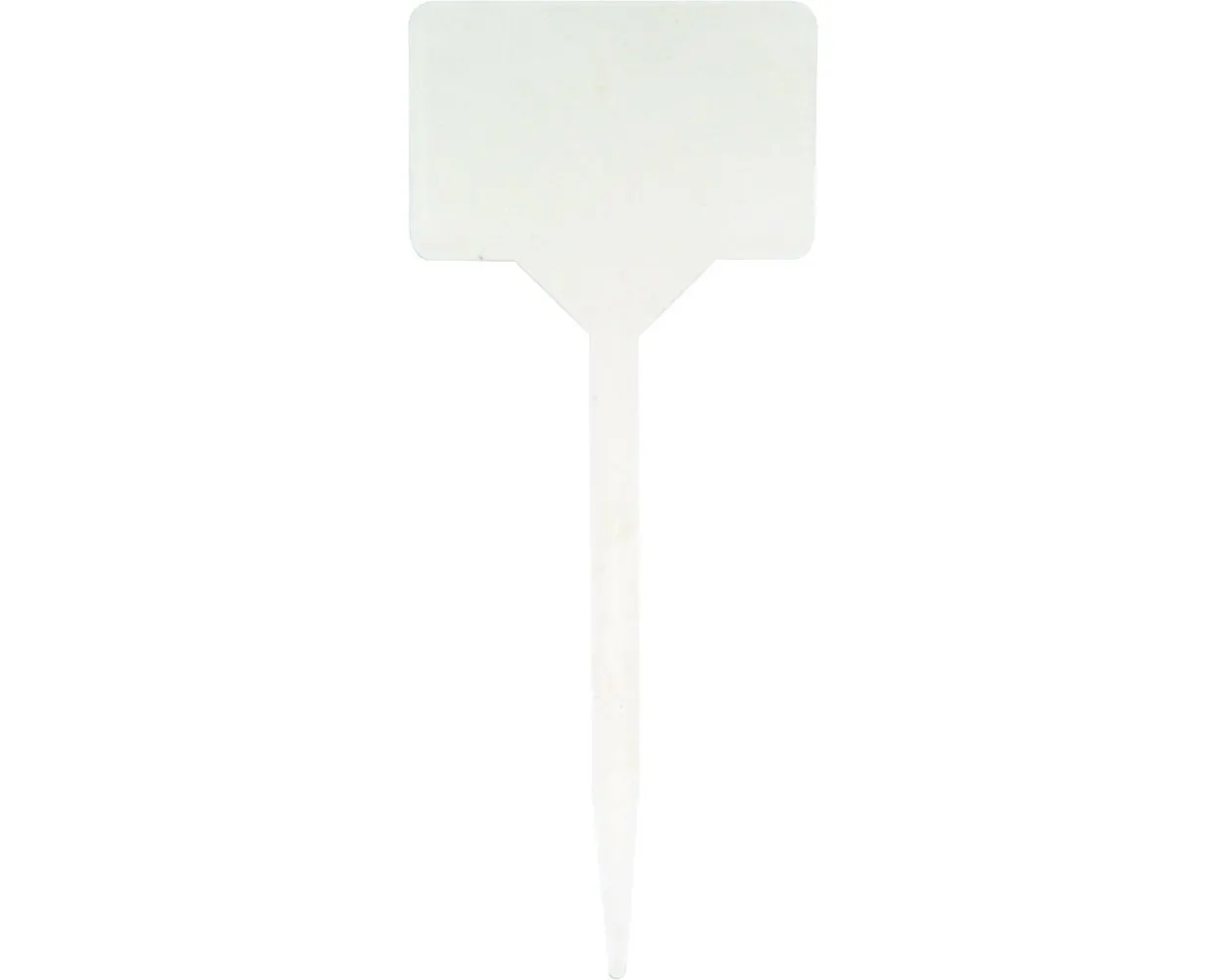 White Plastic T-Labels, 80 x 50mm Face, Pack of 100