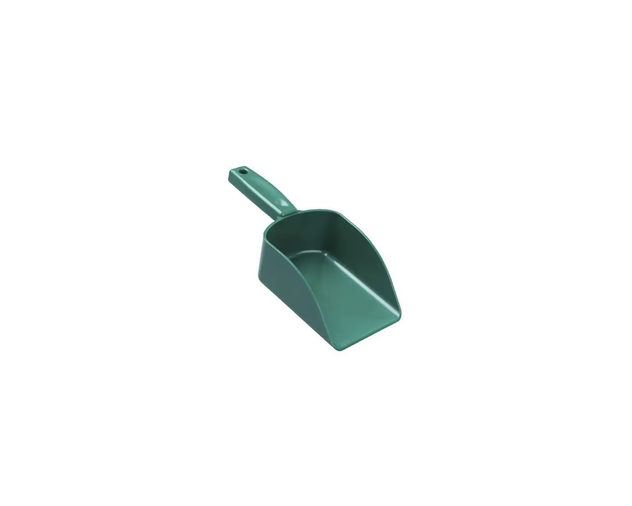 Plastic Seamless Hand Scoop - Green