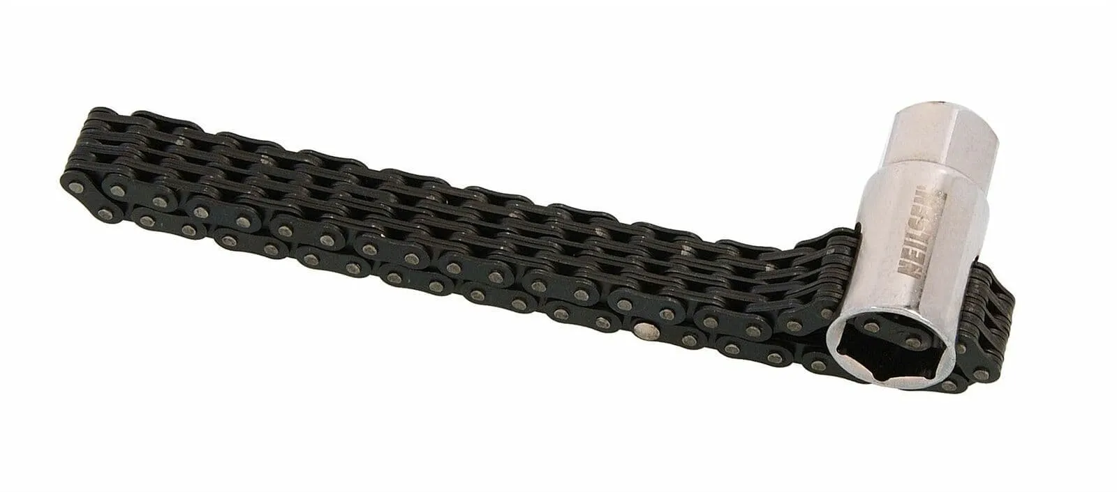 Heavy Duty Oil Filter Double Chain Wrench - 1/2" 21mm Socket Max Diameter 12Cm