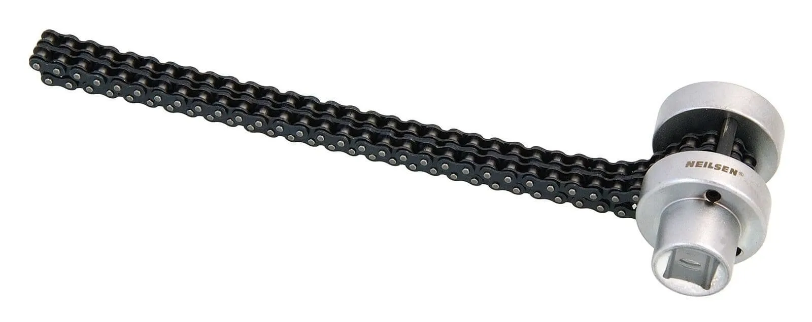 Heavy Duty Oil Filter Double Chain Wrench - 1/2" Drive - Size 60mm -115mm