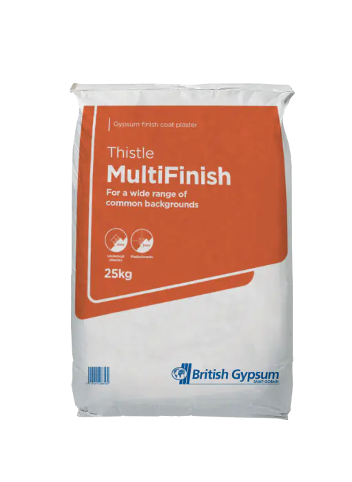 Thistle Multi Finish Plaster 25Kg.