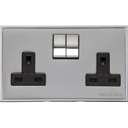 Executive Range-Polished Chrome-Double Socket (13 Amp)